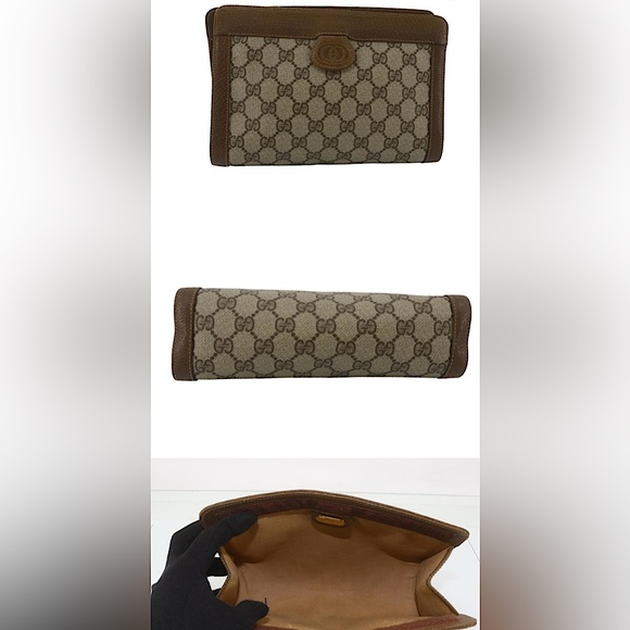 Gucci Ophidia Sherry Line Supreme GG Monogram Accessory Collection Clutc… - Picture 2 of 2